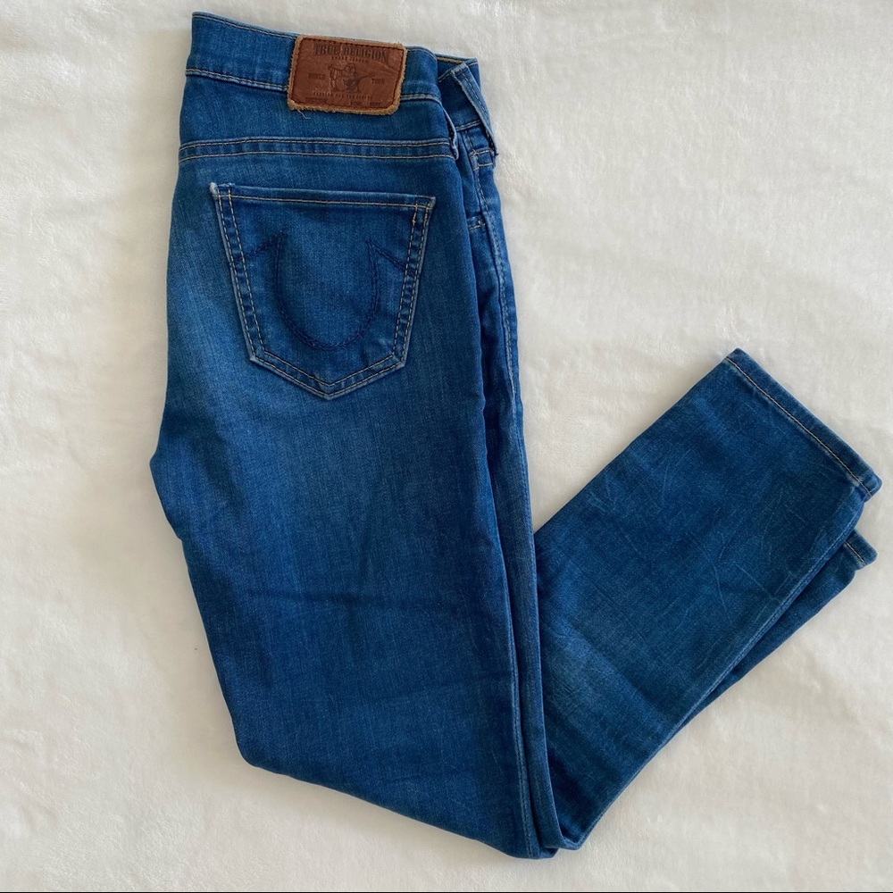True Religion skinny cropped jeans